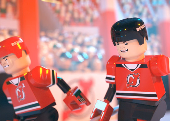 New Jersey Devils Race Around The Ice